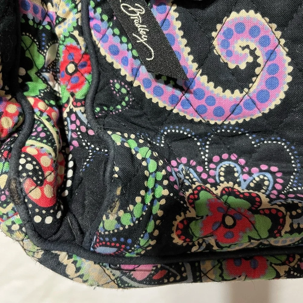 Vera Bradley Black Paisley Backpack‎